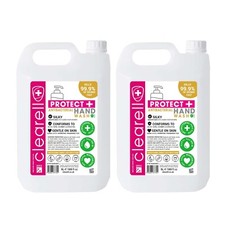 Clearell 10L | Pack of 2 x 5L | Hand Wash Liquid Soap Fragrance Free 5 Litres