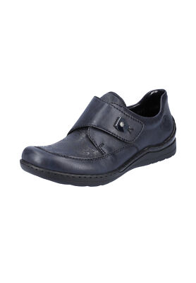 Rieker Damen Halbschuh Slipper Schuhe 48951-14 Blau