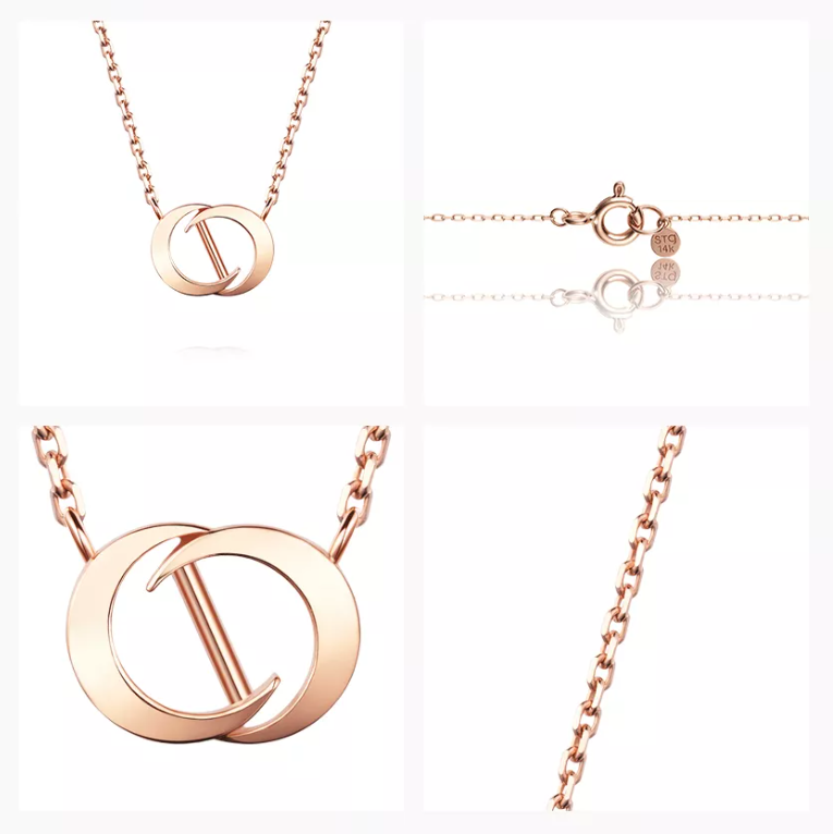StoneHenge DAL 14K Necklace SA24A63T 14K Rose Gold K-Jewelry