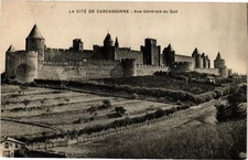 Old postcard Cité de CARCASSONNE - General View of the South (261279)