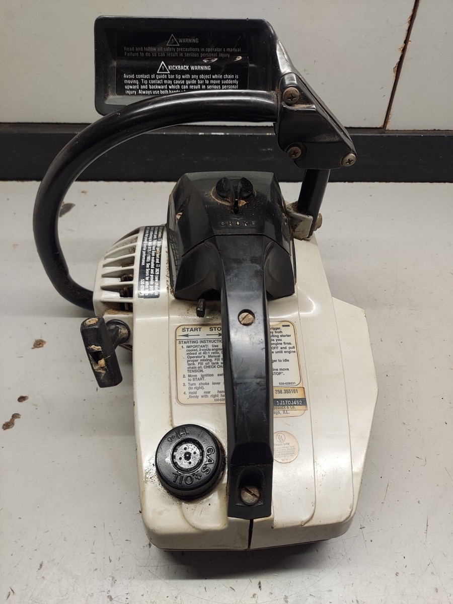 Craftsman 358.355161 Chainsaw UNTESTED *FOR PARTS* | eBay