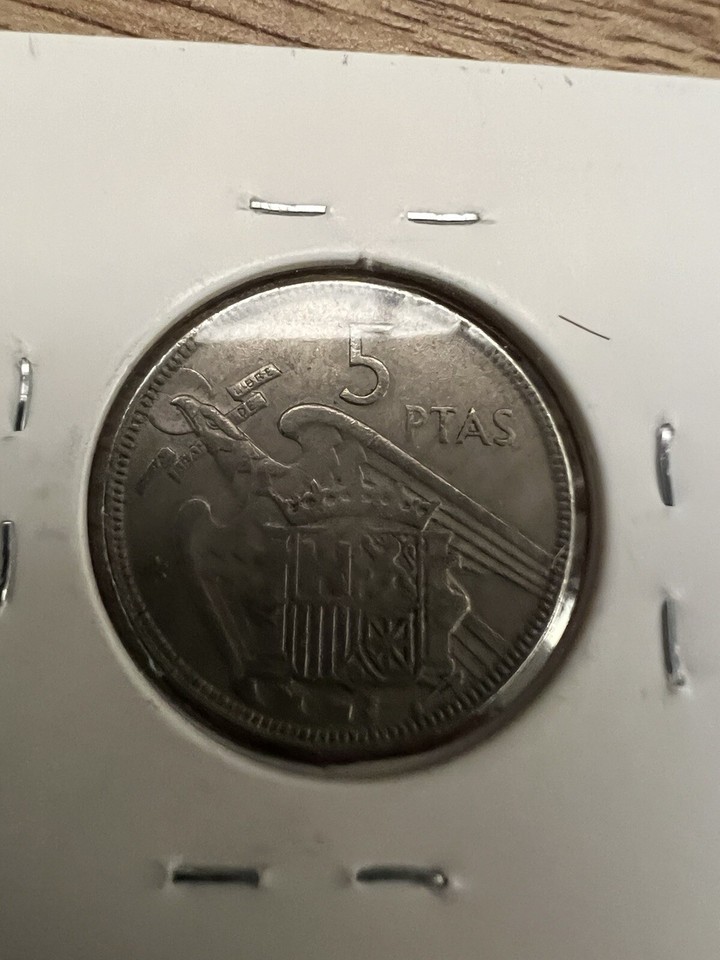 spanish-1957-5-pesetas-general-franco-coin-spain-5-pesetas-coin-1957