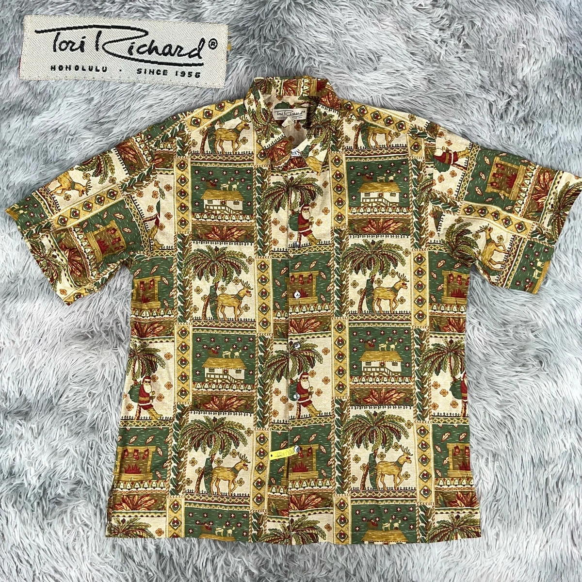 Tori richard christmas shirt sale