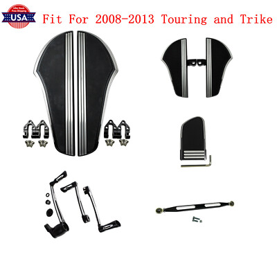 F&R Footboards Brake Pedal Arm Shifter Lever Linkage Fit For Touring FLHP Trike