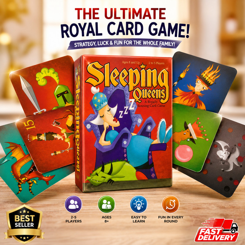 Sleeping Queens Card Game Award Winning Fun Family Board Game Kids Gift Toy