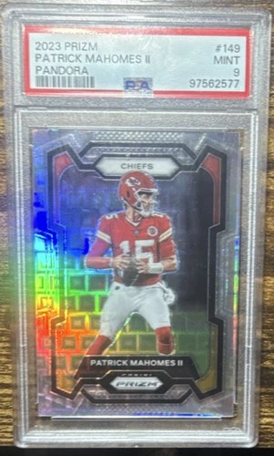 2023 Panini Prizm Patrick Mahomes II #149 Pandora Prizm /400 PSA 9 Chiefs
