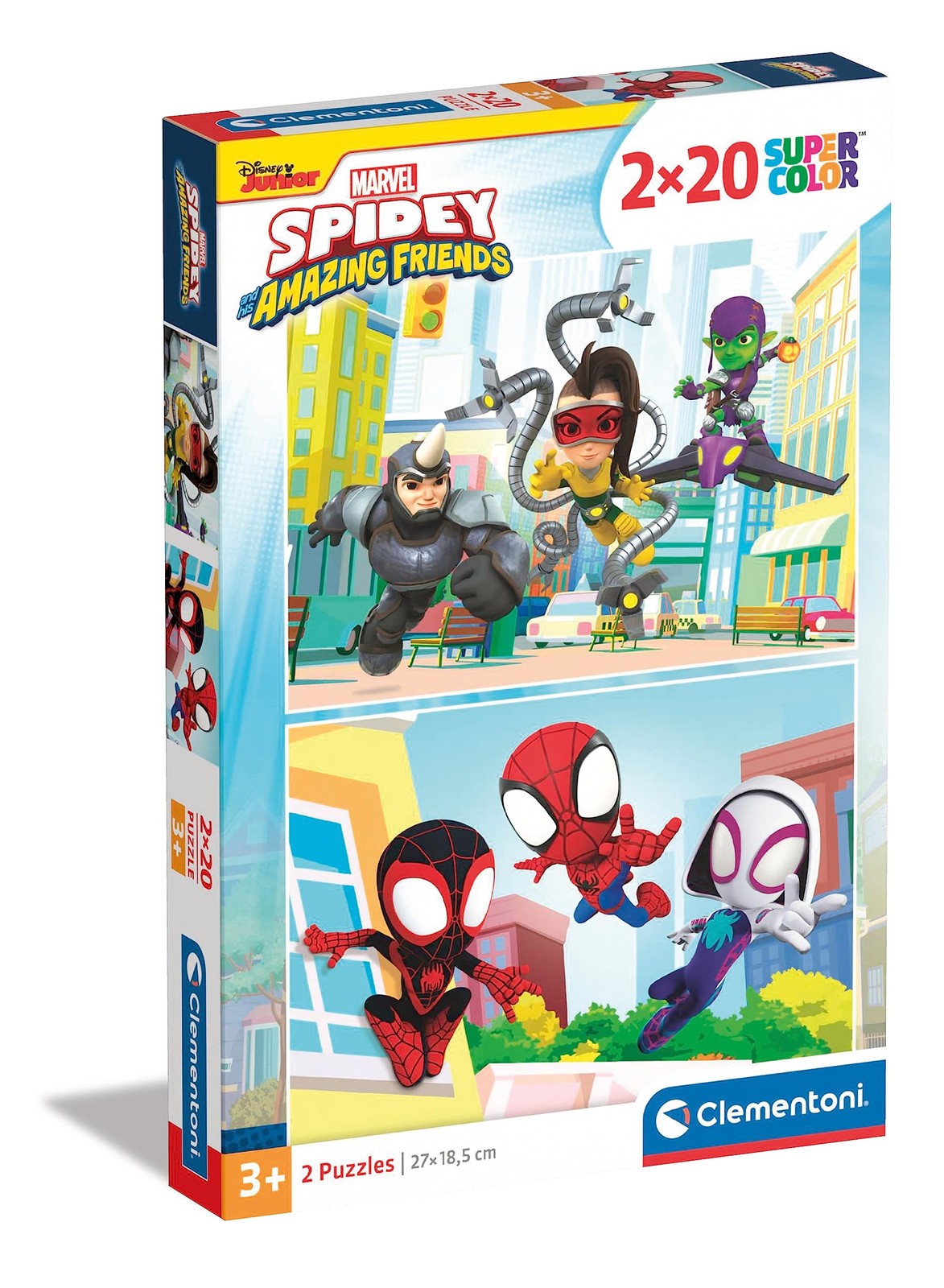 Clementoni 24794 2x20pcs Supercolor Marvel Spidey and His Amazing Friends-2 X 20 3790₽