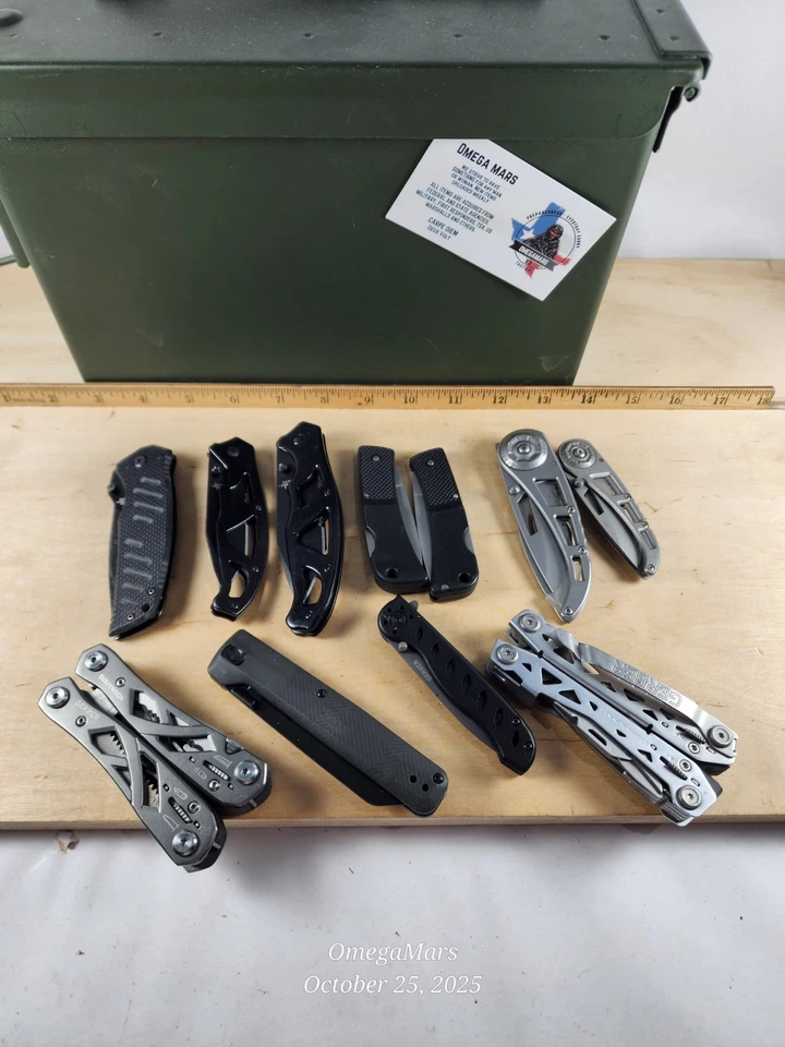 3-3.5 pounds grab bag GERBER MINI Multi-Tools & knives. outdoors Hunting Prepper - Image 3 of 4