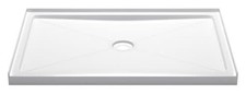 Miseno MNOSB6042C 60" x 42" Rectangular Shower Base - White