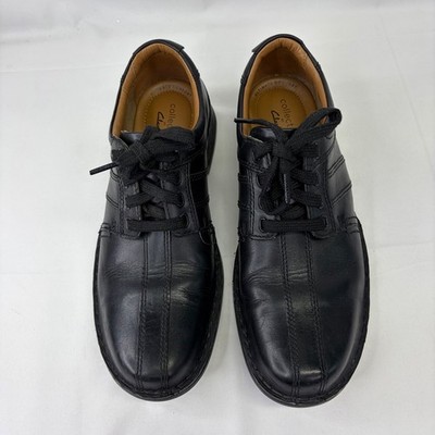 Clarks Leather Touareg Vibe Oxford Dress Shoes Size 8 Black  display picture 2