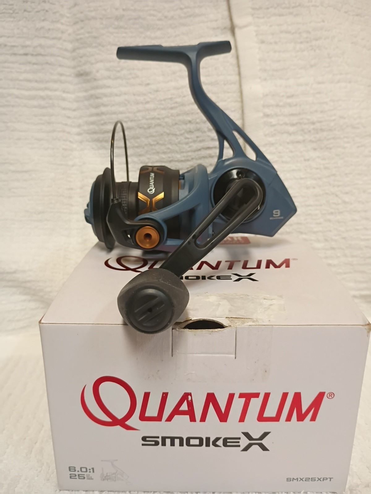QUANTUM SMOKE X SMX25XPT 6.0:1 GEAR RATIO SPINNING REEL NEW