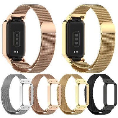 Metal Watch Strap Bracelet Wristband for Band9 Active/Redmi Band 3