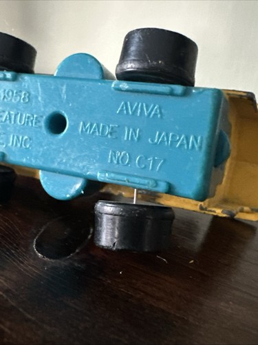 Vintage Aviva 1958 Snoopy On Train Made In Japan - Picture 6 of 9