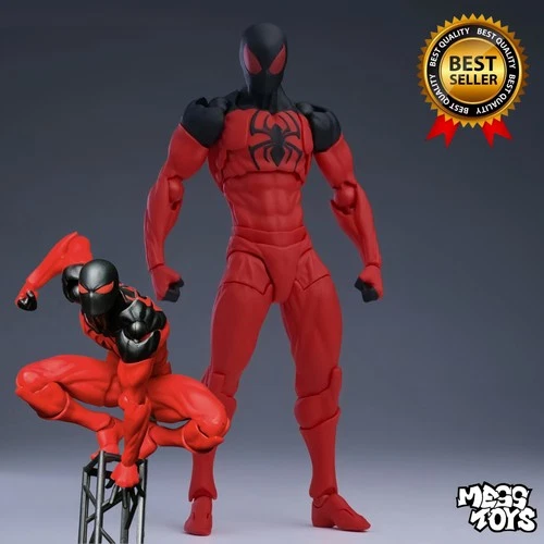 Mess Toys Scarlet Neighbor Kaine Parker Spider-Man 1/12 Action Figure USA STOCK - product listing photo