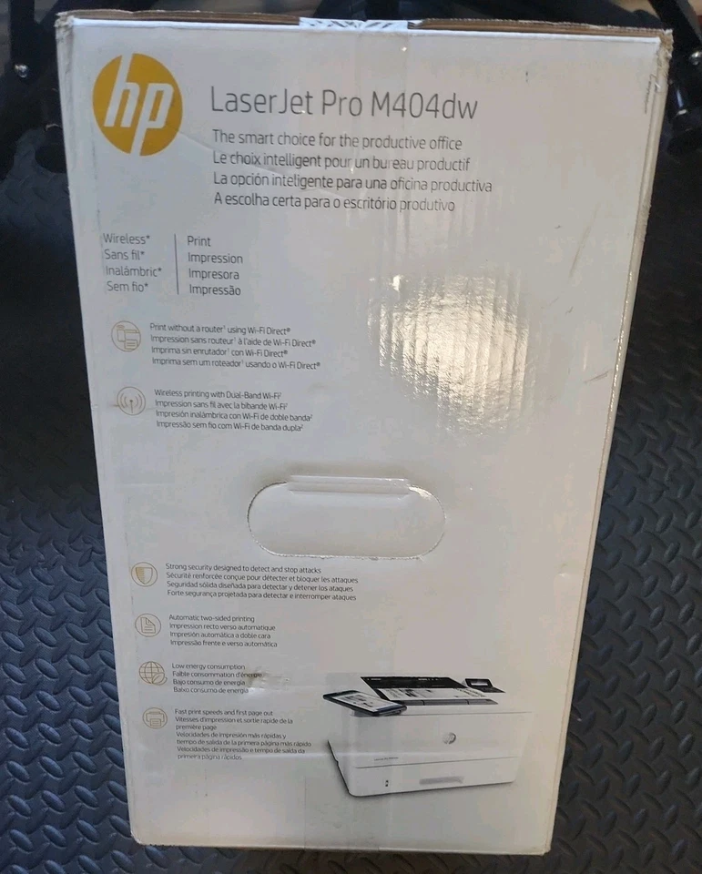 HP LaserJet Pro M404dw Standard Laser Printer. factory sealed - Image 2 of 4