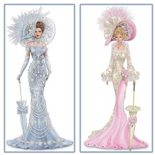 VAVCASE 2 Pack DIY 5D Large, 2 PACK Blue Pattern Dress Lady Pink Lady