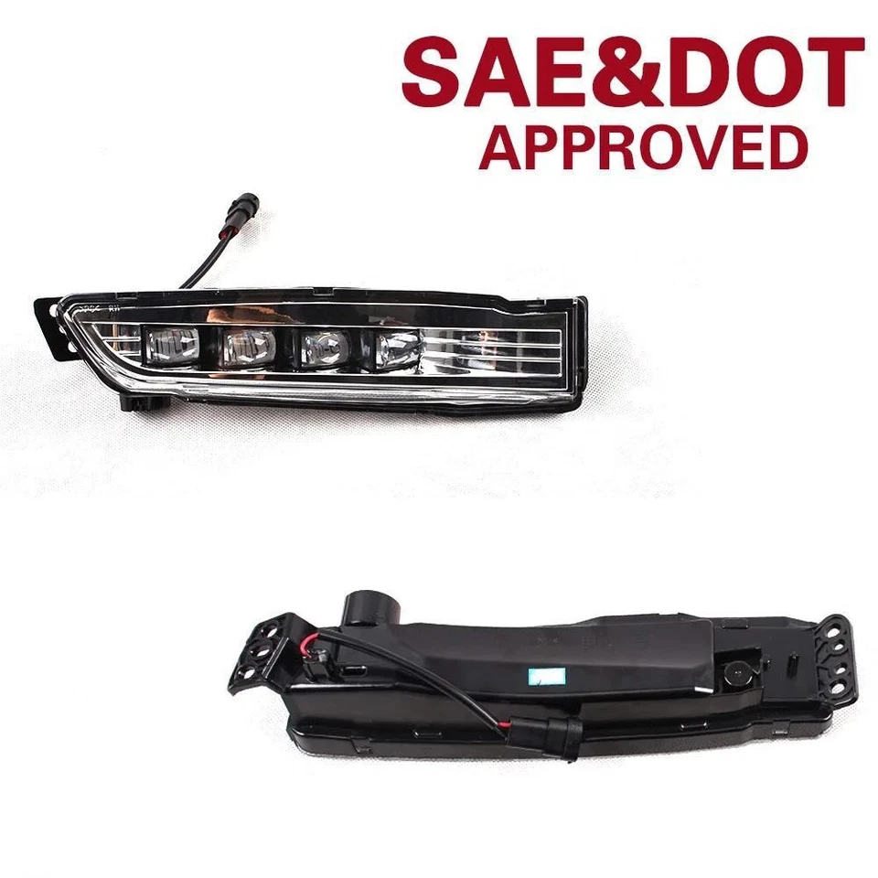 Conjunto de 2 luces antiniebla delanteras con parachoques de parrillas transparentes para Honda ACCORD 2018-2020 Foto 3 de 4