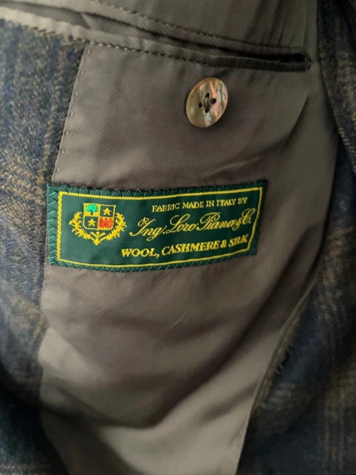 Chaqueta Loro Piana Casi Como Nueva Lana Seda Mezcla Cachemira Talla M 70cm Largo Foto 2 de 4