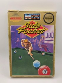 Side Pocket (NES, 1992) Box, Game, Foam, Sleeve - Tested Works Read Des