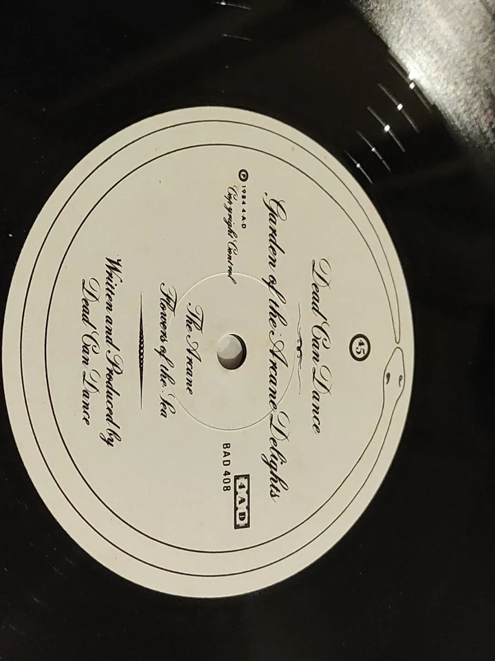 VINILE - 12" 45g . Dead Can Dance. Garden Of The Arcane Delights .1984 Uk    111 - Immagine 4 di 4