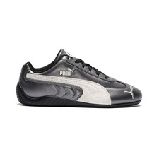 PUMA Speedcat Metallic Lace Up Womens Black Sneakers Casual Shoes 40535702