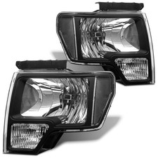 ADCARLIGHTS for 2009-2014 Ford F150 Halogen Headlight W/O Bulbs