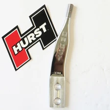 HURST 5387201 7201 Short Curved Chrome Steel Stick 3/8-16 NEW OTHER with Sticker