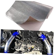 Adhesive Backed Heat Shield Aluminum Backed Aluminized Self 12 x 48 Inch Silver
