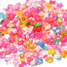 100 PCS Mix Lots Flatback Resin Buttons for Scrapbooking Crafts Sewing