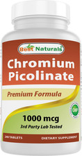Chromium Picolinate 1000Mcg 240 Tablets