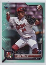 2022 Bowman NPB Nippon Professional Baseball Aqua 125/175 Shoto Takagi #135 b6y
