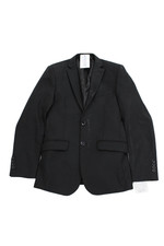 Marks Spencer Mens Classic Black Collared Button Blazer 100 Asetad Size 46
