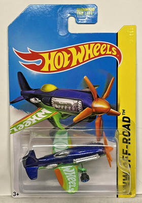 2014 Hot Wheels Mad Propz #4 HW Off-Road #124 Daredevils Series MetalFlake Blue
