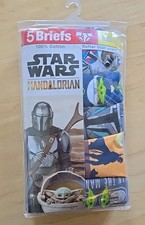 STAR WARS MANDALORIAN BOYS BRIEFS 5 PACK SIZE 6 NEW IN PKG BOYS UNDERWEAR