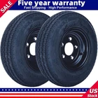 ✅2-Pack Trailer Tires Wheels 8" Rim 4.80-8 480-8 4.80x8 PCD 5 Lug on 4.5" 6PR