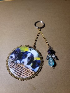 Key Chain Doggy And Angel Key Chain