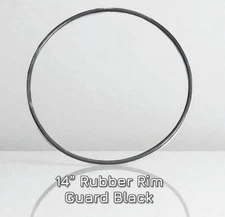 14” Rubber Rim B-Stock Hoop Guard Protector for Roland Alesis or Acoustic Drum