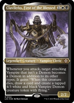 Clavileno, First of the Blessed (Display Commander) - T... 122 M Foil LCC MTG NM