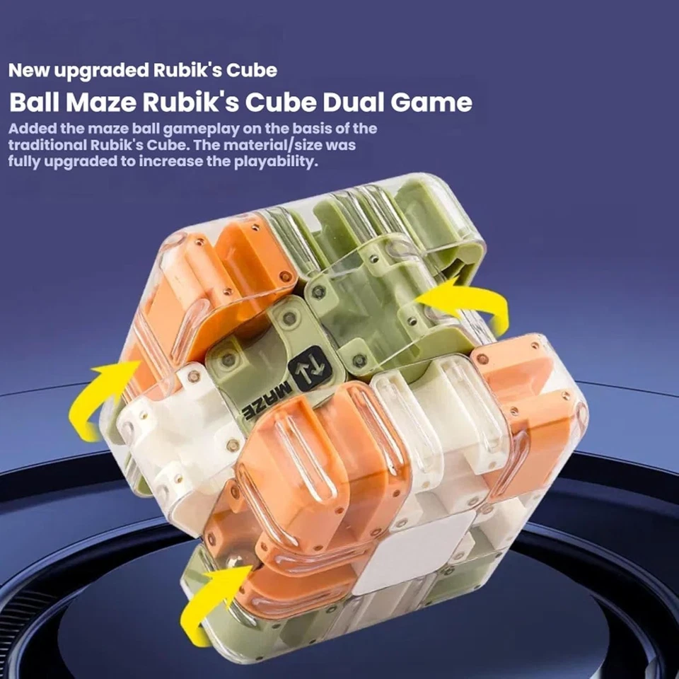 Rompecabezas Laberinto 3D Cubo Laberinto-Enganche Rompecabezas Juguete, Rompecabezas de Alta Dificultad Foto 2 de 4