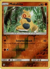 Makuhita Reverse Holo Common SM Base Set 67/149 NM