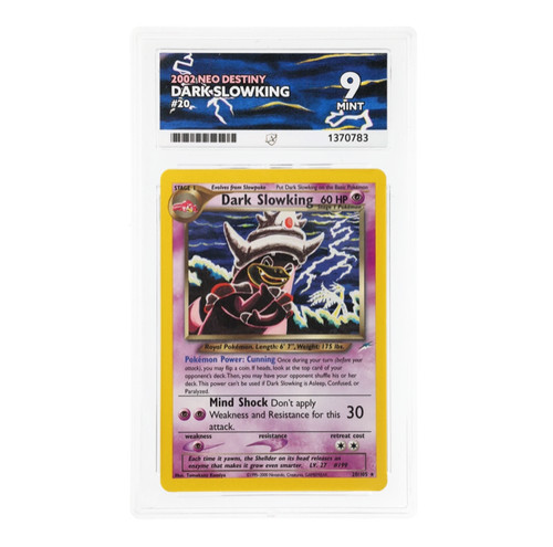Dark Slowking (Unlimited) graded ACE 9 for sale on eBay