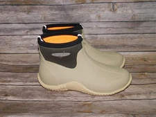 Muck Boots 11 11.5 Womens Oatmeal Brown Ankle Boots Insulated Rubber Snow Rain