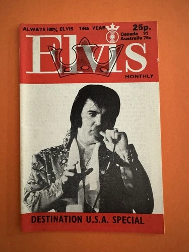 Always 100% Elvis Monthly Magazine No.  Elvis Fan Club