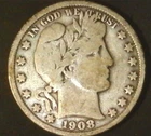 1908-S-- Barber Half Dollar TOUGH KEY DATE