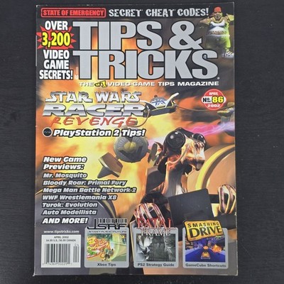Tips & Tricks Magazine #86 (Apr 2002) Star Wars Racer / Mega Man X6 Ad