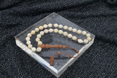Kuka imam and Camel bone 33 beads Tasbih Islamic Prayer Beads Misbaha 302140R