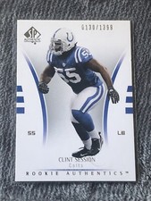 Clint Session 2007 SP Authentic RC /1399 Indianapolis Colts Pitt Panthers