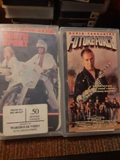 2x VTG DAVID CARRADINE VHS TAPES Future Force (1989) DEATH SPORT 1981 80S ACTION