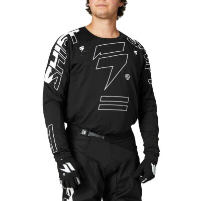 Shift Black Label King MX Jersey Motocross Offroad Top schwarz