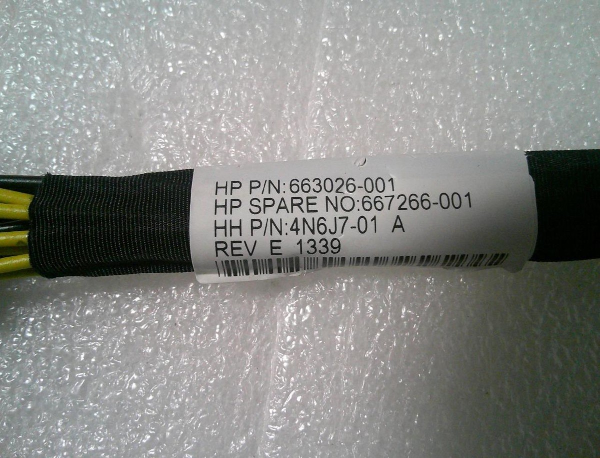 New HP 667266-001 Proliant ML350P Gen8 Server Graphics Power Cable